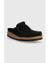 Birkenstock Велурени чехли NAPLES в черно 1024880 - Pepit.bg