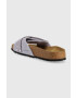Birkenstock Велурени чехли Oita в лилаво 1025334 - Pepit.bg