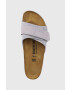 Birkenstock Велурени чехли Oita в лилаво 1025334 - Pepit.bg