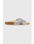 Birkenstock Велурени чехли Siena в сребристо 1024212 - Pepit.bg