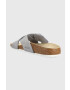 Birkenstock Велурени чехли Siena в сребристо 1024212 - Pepit.bg