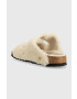 Birkenstock Вълнени чехли Arizona Bb Shearling в сиво - Pepit.bg