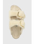 Birkenstock Вълнени чехли Arizona Bb Shearling в сиво - Pepit.bg