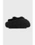 Birkenstock Вълнени пантофи Arizona BB Shearling в черно - Pepit.bg