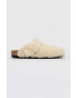 Birkenstock Вълнени пантофи Boston Bb в бежово - Pepit.bg
