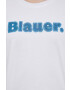 Blauer Памучна тениска в бяло - Pepit.bg