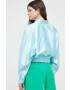 Blugirl Blumarine Яке бомбър в синьо с преходна изолация - Pepit.bg