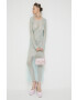 Blugirl Blumarine Рокля в синьо дълъг модел със стандартна кройка - Pepit.bg