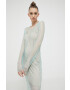 Blugirl Blumarine Рокля в синьо дълъг модел със стандартна кройка - Pepit.bg