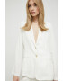 Blugirl Blumarine Сако в бежово с едно копче с десен - Pepit.bg