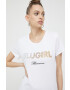 Blugirl Blumarine Тениска в бяло - Pepit.bg