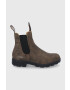 Blundstone Кожени боти челси 1351 дамски в кафяво с равна подметка - Pepit.bg