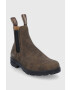 Blundstone Кожени боти челси 1351 дамски в кафяво с равна подметка - Pepit.bg