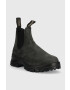 Blundstone Велурени боти челси 2238 в черно с платформа - Pepit.bg