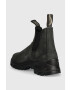 Blundstone Велурени боти челси 2238 в черно с платформа - Pepit.bg
