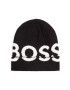 Boss Детска памучна шапка в черно - Pepit.bg
