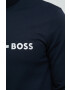 Boss Домашен суичър в тъмносиньо с принт - Pepit.bg