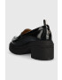 Boss Кожени мокасини Carol в черно с платформа 50488707 - Pepit.bg