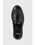 Boss Кожени мокасини Vanity в черно с платформа 50498808 - Pepit.bg