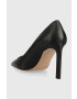 Boss Кожени обувки с висок ток Janet в черно 50488242 - Pepit.bg