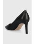 Boss Кожени обувки с висок ток Janet в черно 50488232 - Pepit.bg
