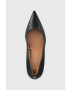Boss Кожени обувки с висок ток Janet в черно 50488232 - Pepit.bg