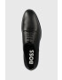 Boss Кожени половинки обувки Colby в черно 50492957 - Pepit.bg