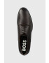 Boss Кожени половинки обувки Colby в кафяво 50492957 - Pepit.bg