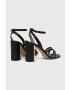 Boss Кожени сандали Mandy Ch.Sandal 90-N в черно 50493063 - Pepit.bg