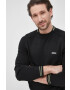 Boss Памучен пуловер Athleisure мъжки в сиво - Pepit.bg