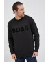 Boss Памучен суичър - Pepit.bg