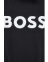 Boss Orange Памучен суичър в черно с принт - Pepit.bg