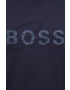 Boss Памучна тениска в бежово - Pepit.bg