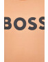 Boss Orange Памучна тениска BOSS BOSS CASUAL в оранжево с принт - Pepit.bg