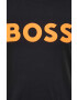 Boss Orange Памучна тениска BOSS BOSS CASUAL в черно с принт - Pepit.bg