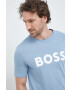 Boss Orange Памучна тениска BOSS Boss Casual с принт - Pepit.bg