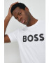 Boss Green Памучна тениска BOSS в бяло с принт - Pepit.bg