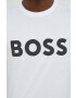 Boss Green Памучна тениска BOSS в бяло с принт - Pepit.bg