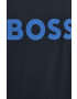 Boss Green Памучна тениска BOSS в черно с принт - Pepit.bg