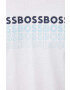 Boss Green Памучна тениска BOSS в бяло с принт - Pepit.bg