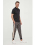 Boss Green Памучна тениска с яка BOSS BOSS ATHLEISURE в бяло - Pepit.bg