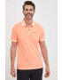 Boss Orange Памучна тениска с яка BOSS BOSS CASUAL - Pepit.bg