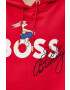 Boss Рокля x Looney Tunes в червено къс модел разкроен модел - Pepit.bg