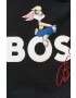 Boss Рокля x Looney Tunes в черно къс модел разкроен модел - Pepit.bg