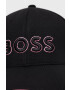 Boss Green Шапка BOSS Boss Athleisure в черно с апликация - Pepit.bg