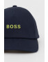 Boss Orange Шапка Boss в тъмносиньо с апликация - Pepit.bg