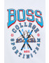 Boss Суичър в бяло с принт - Pepit.bg