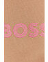 Boss Суичър дамска в бежово с апликация - Pepit.bg