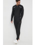 Boss Суичър Athleisure мъжки в меланж на черно - Pepit.bg