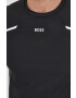 Boss Суичър Athleisure мъжки в меланж на черно - Pepit.bg